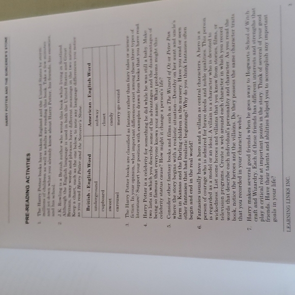 Harry Potter and the Sorcerers Stone Novel-Ties Study Guide - Paperback - Picture 4 of 12